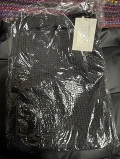 トートバッグ編み込み風［DARK GRAY］