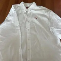 Supreme ホワイト ボタンダウンシャツ M