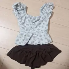 花柄セパレート水着 120サイズ