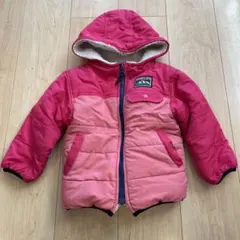 【BREEZE】フード付き中綿コート 100cm