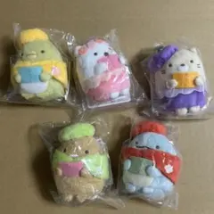 すみっコぐらし　すみっコぐらし検定記念　てのりぬいぐるみ　５種セット