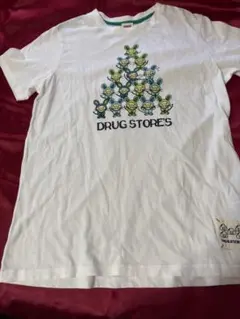 DRUG STORE'S 半袖Tシャツ ホワイト キャラクターサイズ4のサムネイル
