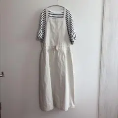 ARMEN サロペット オーバーオール 生成り サイズ2