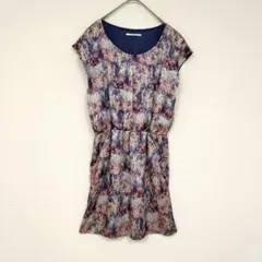 laboratory work ノースリーブワンピース 花柄 M 日本製