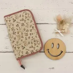 1点のみ！☆ハンドメイド☆テディベア 母子手帳ケース マルチケース 通帳ケース