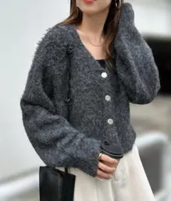 and me【alma design】ニットカーディガン