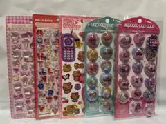 ハローキティ キャラクターシール 5パックセット
