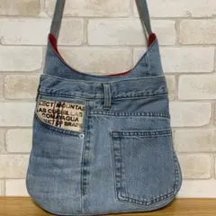 デニム　ワンショルダーバッグ リメイク　(肩掛け用)