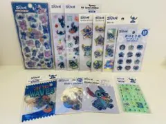 プチドロップステッカー スティッチ ウォーターシール おはじき 11点まとめ売り