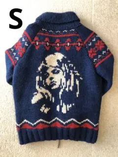 HYSTERIC GLAMOUR カウチンニット セーター デカロゴ レアHYSTERIC