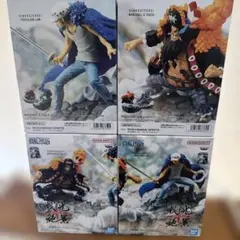 ワンピース トラファルガー・ロー&マーシャル・D・ティーチ フィギュア4体セット
