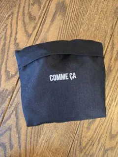 COMME CA ブラック エコバッグ