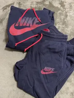 NIKE パーカーMとボトムスS　スウェット　セットアップ　ブラック