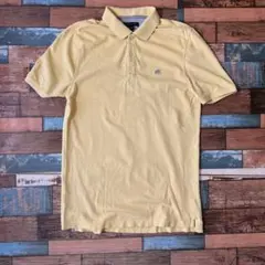 s*e様 バナリパ　鹿の子ポロ　黄色イエロー　クリーム色　サイズＭ　刺繍ロゴ　メ