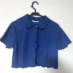 お値下げ中 RETRO GIRL ネイビー 半袖トップス