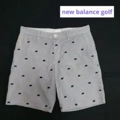 【new balance golf】 ストライプショートパンツ　サイズ6