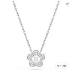 新品✨スワロフスキー　アリアナ　ネックレス　ペンダント　パールのサムネイル