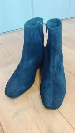 GLOBAL WORK ブラックスエードブーツ XL