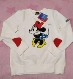 新品 BABYDOLL 140 ミニーちゃん 薄手トレーナー ベビードール