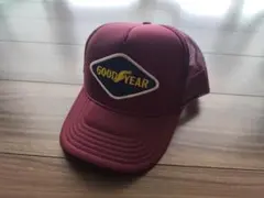 GOOD YEAR グッドイヤー メッシュキャップ ワインレッドのサムネイル