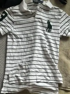 Polo by Ralph Lauren ポロシャツ ボーダー S 短丈のサムネイル
