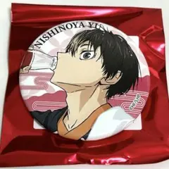 ハイキュー　極楽湯 コラボ　缶バッジ　お風呂ver. 西谷夕