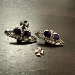 ハートと王冠のデザインピアス　ジャンク品