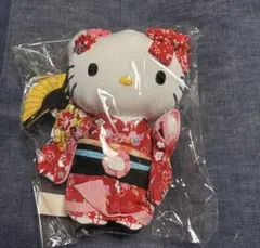 葉朗彩々サンリオハローキティ ぬいぐるみ マスコット ちりめん風着物