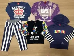 BABYDOLL ミッキー 長袖 パーカー 長ズボン 男の子 90cm まとめ