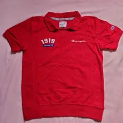 Champion ポロシャツ 赤 Mサイズ