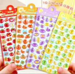 inamazy 3D sticker お芋・レモン・トマト・みかん②