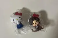 モンチッチ×ハローキティ めじるしアクセサリー 2個セット