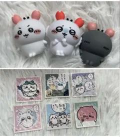ちいかわ ソフビフィギュア3 モモンガ シークレット カニ シールコレクション