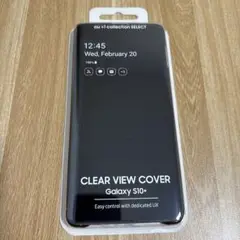 新品未使用Galaxy S10+ クリアビューカバー ブラック