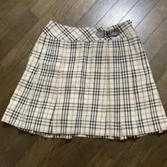 バーバリー　プリーツ　ミニスカート　BURBERRY 通学服　制服
