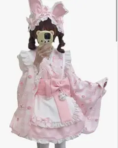 ♡地雷系花柄ドレス浴衣♡ ♡地雷系花柄ドレス浴衣♡ - メルカリ
