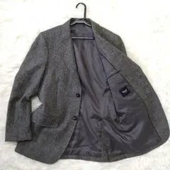 KENT テーラードジャケット MOON社製 ヘリンボーン くるみボタン M相当