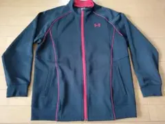 アンダーアーマー　黒長袖ジャージ　YXL160