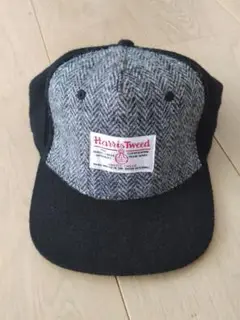 Harris Tweed ウールキャップ スナップバック