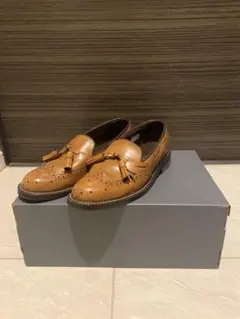 【美品】REGAL ブラウンレザー ローファー タッセル付き