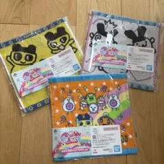 たまごっち　1番くじ　E賞　あのころのハンドタオル 3枚セットのサムネイル