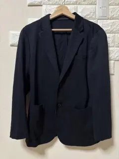 ユニクロ コンフォート2Bジャケット ウォッシャブルスーツ　ネイビーMサイズ