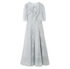 snidel 美品 レースボレロ ロングドレス パーティ 結婚式 オケージョン