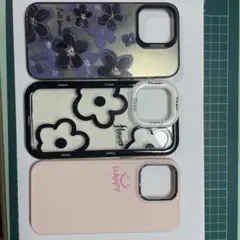 iPhone14promaxケース 3点セット⭐︎カラフル⭐︎可愛い⭐︎キラキラ⭐︎韓国
