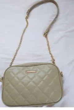 Honeys キルティング ショルダーバッグ ベージュ