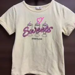 JENNI love Tシャツ イエロー スパンコール
