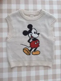 ミッキー　ニット　ベスト　100