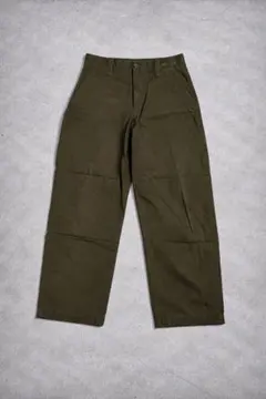 UNIQLO U ワイドフィットチノ　L オリーブ