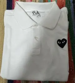 PLAY COMME des GARCONS ポロシャツ ホワイト S