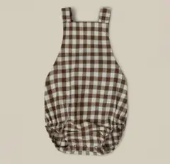 organic zoo オーガニックズー　ギンガムチェックサロペット